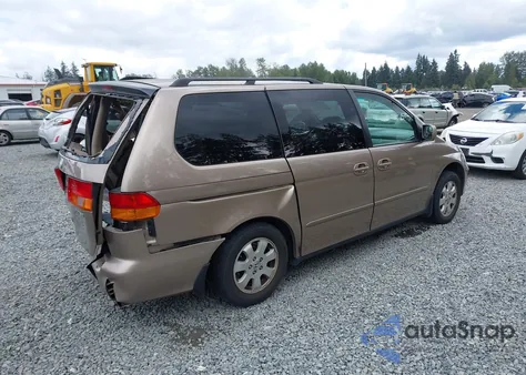2004 Honda Odyssey Ex из США, поврежденный, VIN 5FNRL186X4B057584